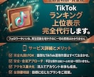 TikTokのランキングサイトで上位表示します SNS以外にも、あなたを知ってもらう場所を増やします イメージ1