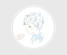 ゆるふわなオリジナルアイコン3色で描きます イメージ写真ok、パステルやビビットなどイメージ指定でも可 イメージ3