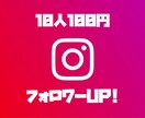Instagramのフォロワーを格安で提供します インスタで日本人フォロワーを10人100円で提供します！ イメージ1
