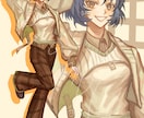 アイコン・TRPG立ち絵・動画サムネを描きます アニメっぽさを残したちょっとリアルな塗りが得意です イメージ4