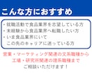 就活生へ！食品業界の業界・職種研究をサポートします 食品・外食専門の元転職エージェントによるキャリア相談 イメージ2