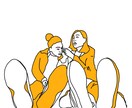 他には無いデザインを描きます 独創的で見た事のない様な絵から、流行りのタッチまで描きます イメージ3