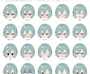 ゆるっとかわいいデフォルメキャラをお届けします ／小物と背景がついたお得なセットも!! イメージ3