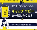 ニッチなキャッチコピーを作ります I割の人に刺さるキャッチコピーを一緒に作ります イメージ1