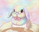 虹色のうさぎさんが優しく包み込み霊視鑑定します 恋活/復縁/婚活の悩みを解消/彼の気持ち/運命の出会い イメージ1