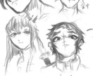 アイコンやイラスト制作いたします *短納期でもOK*2人構図でもサービス価格は変わりません イメージ4