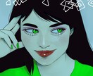 オシャレなイラスト描きます SNS、ブログのアイコンやヘッダー、挿絵、表紙など！ イメージ6