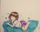 お子様の手描きイラストを制作いたします 色鉛筆orコピックで、お子様のお写真をもとイラスト化します！ イメージ4