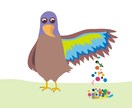 かわいいオリジナル動物イラスト描きます お好みの動物で、アイコン的イラストを描きます。 イメージ5