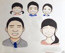 似顔絵をお描きします ＊家族やお友達に絵を贈りたいあなたへ＊誕生日や結婚式などに イメージ4