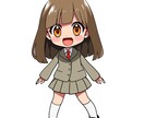 デフォルメのキャラクターーを描きます あなたの好みのSD・ミニキャラを作成します イメージ4