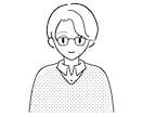 シンプルな人物のイラスト描きます アイコンやヘッダーなどにもどうぞ イメージ6