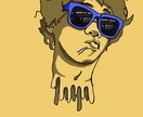 写真と絵が融合した特別な似顔絵描きます キャッチーでスタイリッシュな似顔絵を描きます！ イメージ3