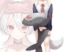 TRPG・IRIAM・配信　立ち絵、1枚絵描きます 透明感のある魅力的なイラスト提供致します！ イメージ3