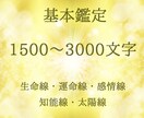 基本鑑定『あなたの【本来の魅力】』をお伝えします 基本鑑定でも1500～3000文字でボリュームのある鑑定書 イメージ2