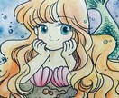 心温まる♡あなたの生活を彩る可愛いイラスト描きます 柔らかな色合いの水彩画です。あなたのイメージをイラストに！！ イメージ9