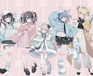 動画やグッズのイラストお描きします グッズやSNSのアイコンなどに イメージ2