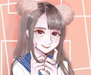 写真を元に少し漫画チックな似顔絵描きます 可愛くorかっこいい似顔絵 SNSアイコン使用OK! イメージ1