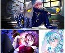 艶感あるイラストを制作いたします ニーズに合わせた儚いからダークなテイスト イメージ2