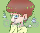 ポップで可愛い似顔絵アイコン描きます SNSアイコンや動画内イラストとしていかがですか？ イメージ8