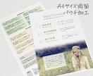 美容サロン メニュー表パウチPOP作ります 美容院・ネイル・エステサロンさまに♪見やすいメニュー表POP イメージ5