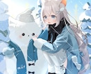 可愛いギャルやケモノ系のVライバーさん描きます 可愛い女の子の全身イラストを制作します！ イメージ3