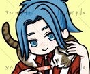 ミニキャラアイコン（ゆるふわ・カワイイ）作成します X・インスタ・YouTubeなど各種SNSで覚えてもらえる！ イメージ4