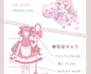 アイドル・ロリータイラスト描きます 無料であなただけのカワイイ衣装デザインします（ご希望者のみ) イメージ8