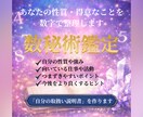 数秘術　あなたの性質・得意なことを数字で整理します 数秘で出す自分の取扱説明書を知ってみよう イメージ1