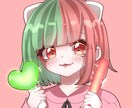 推し活している女の子を制作します SNS用イラスト・アイコン作成 イメージ3