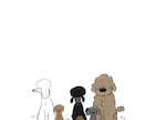 商用OK◎シンプルな動物やペットのイラスト描きます 親しみやすく可愛い1枚！アイコン、グッズなどご利用できます イメージ2