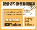 配信の切り抜き動画を制作させていただきます 配信者さんの配信を切り抜き、編集代行させていただきます。 イメージ1
