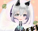 アイコン用 かわいいイラスト描きます オプションでゆるい"首"描きます！ イメージ3