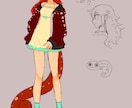 TRPGなどに使えるフルカラー立ち絵制作します あなたの考えたキャラクターの立ち絵描かせてください イメージ3