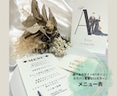 お料理のメニュー表を作成します カラバリ豊富♪イニシャルロゴ無料で追加OK♪ イメージ1