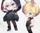 スピード納品！かわいい手描き立ち絵キャラ制作します 【5名様限定価格】商用利用可、TRPG、配信向けイラスト イメージ7