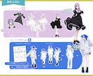 こだわり大歓迎！立ち絵・アイコンなど制作いたします 質感や細部にこだわった作画が得意です！要望大歓迎！！ イメージ3