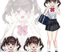 キャラクターの立ち絵を描かせていただきます 自分だけのオリジナルイラストが欲しい方へ イメージ2