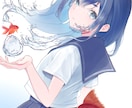 商用利用料込み！一枚絵/立ち絵等承ります 歌ってみた動画、サムネイル、立ち絵等のイラストをご希望の方に イメージ3