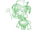 デフォルメしたアイコン向けイラストを描きます アナログなラクガキぽい絵になります イメージ2