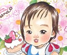 七五三やお誕生日に!明るく可愛い似顔絵お描きします 赤ちゃんやお子さんが得意です!バースデーやお祝いにせひ! イメージ2