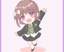 SNSや動画で使えるデフォルメイラスト描きます Vtuberさんや歌い手さん向けの可愛いSDキャラ制作します イメージ4