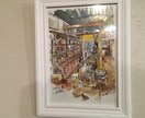 お店の似顔絵（水彩画）描きます お店の開店記念にいかがですか！ イメージ1