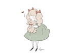 ゆるくてかわいい一枚絵描きます 完全オーダー制❁ゆるくてほんわかできるイラストを描きます！ イメージ1