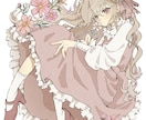 淡くて柔らかな雰囲気のあるイラストを描きます 女の子の髪とお花やフリルを描くのが大好きです！ イメージ1