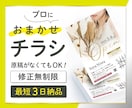 経歴19年の安心品質！納得のチラシを作成します 会社案内、展示会、開業、イベント、キャンペーンのチラシなど イメージ1