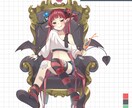 TRPG／IRIAMU用立ち絵制作いたします 可愛いオリジナルキャラクターの女の子描きます！！ イメージ2