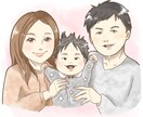お二人4000円～ほんわか優しい似顔絵お描きます 優しさ溢れるプレゼントやSNSのアイコンにオススメ イメージ3