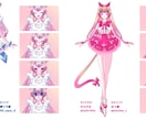 キャラデザ〜パーツ分けpsd描きます 流行とは一味違った個性が欲しい方にオススメ！ イメージ5