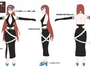 修正回数無制限！オリジナルキャラクターを作成します 商用利用⭕️で、三面図を描きます！！ イメージ2